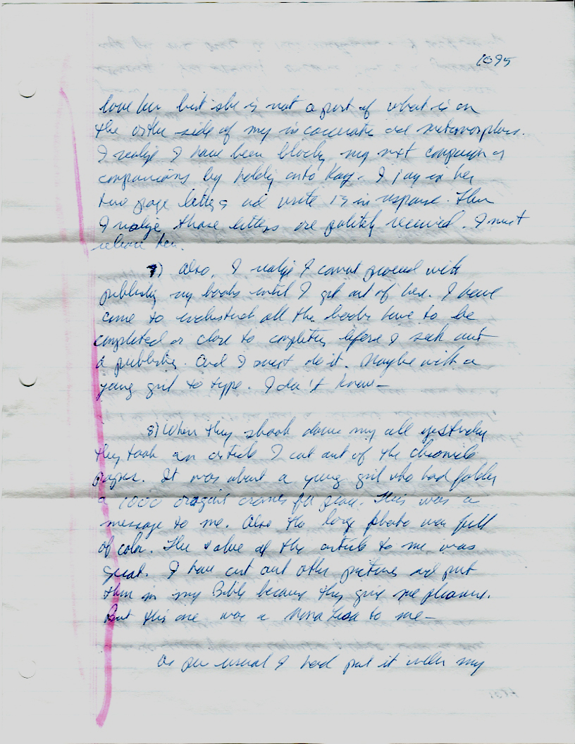 Dr John WorldPeace 2008 Prison Journal